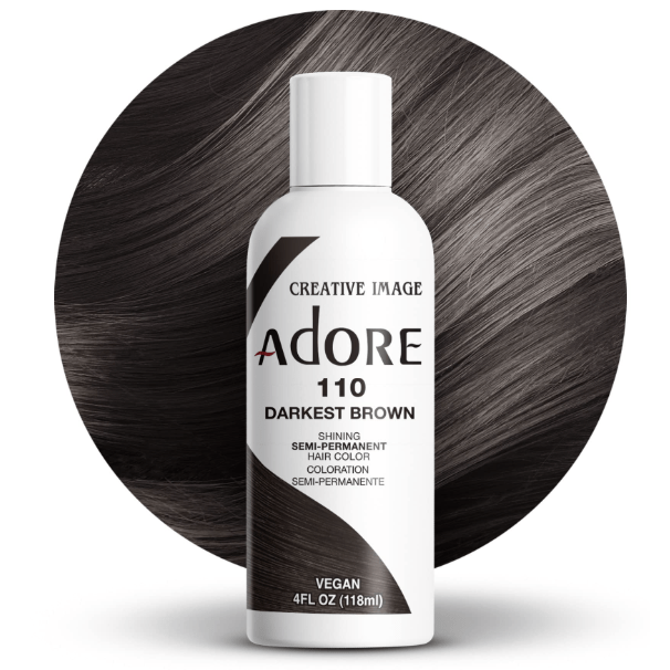 Adore Creative Image Semi - Permanent Hair Color Midnight Elegance - 4oz - Beauty Exchange Beauty Supply