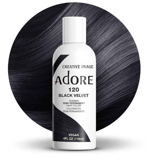 Adore Creative Image Semi - Permanent Hair Color Midnight Elegance - 4oz - Beauty Exchange Beauty Supply