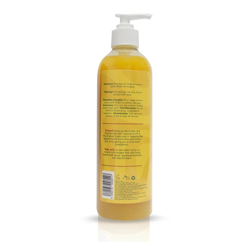 African Black Liquid Soap with Turmeric – 500ml - Beauty Exchange Beauty Supply