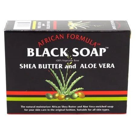 African Formula Black Soap Sheabutter & Aloevera - Beauty Exchange Beauty Supply