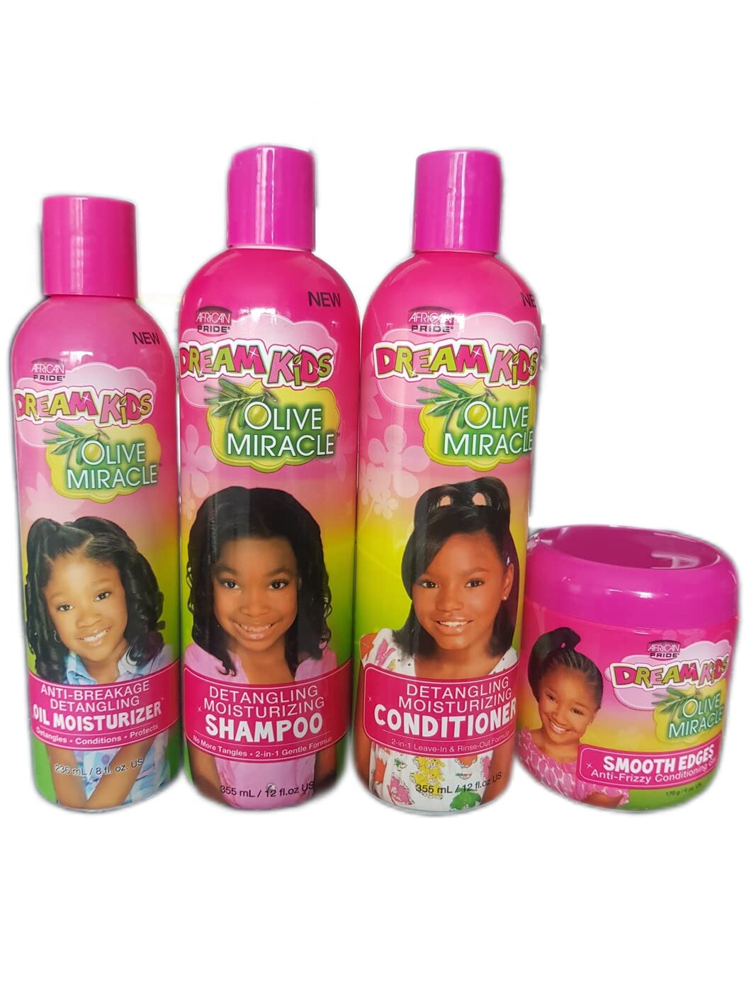 African Pride Dream Kids Olive Miracle – Full Hair Care Set for Kids - Beauty Exchange Beauty Supply
