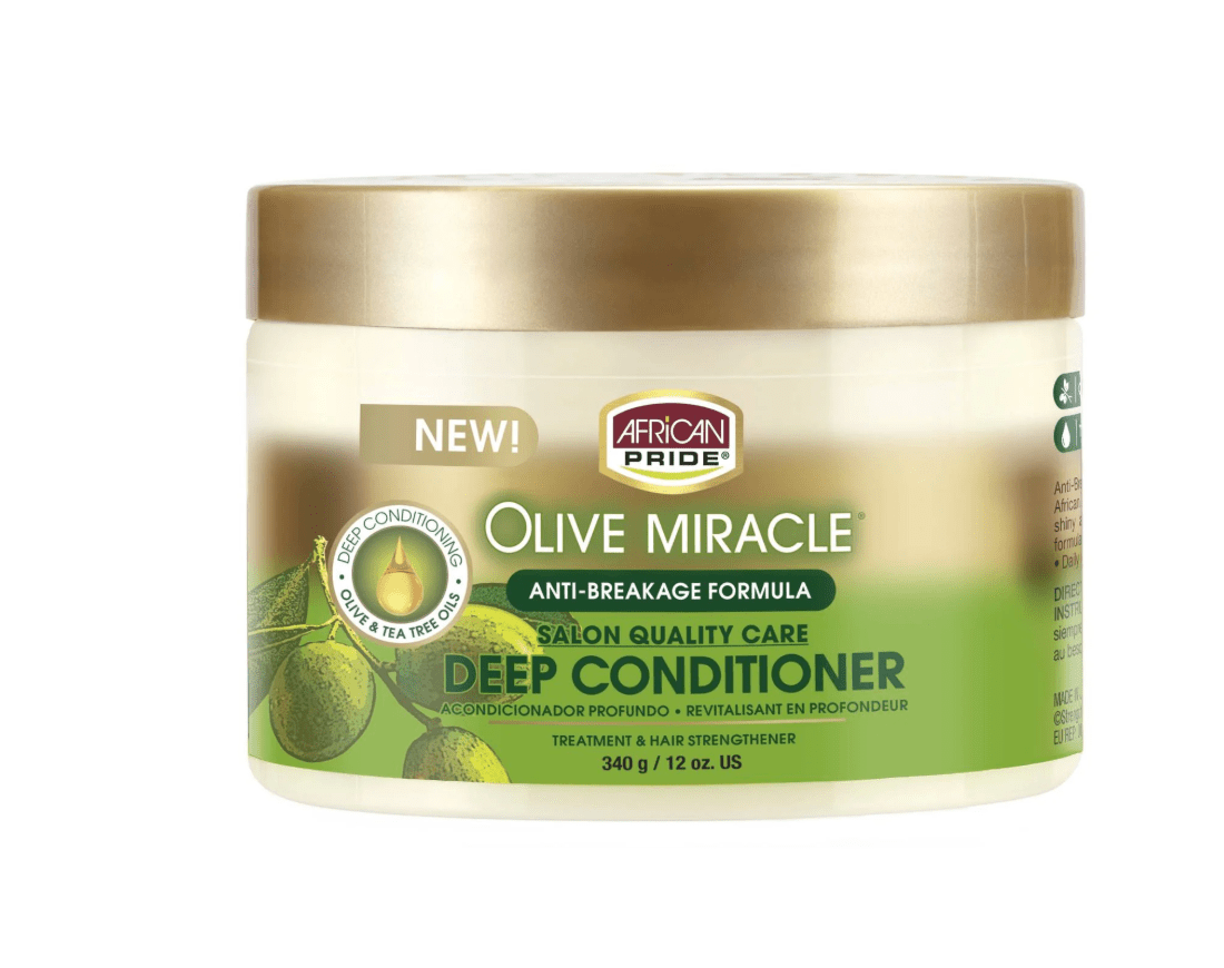 African Pride Olive Miracle Deep Conditioner - 12oz - Beauty Exchange Beauty Supply