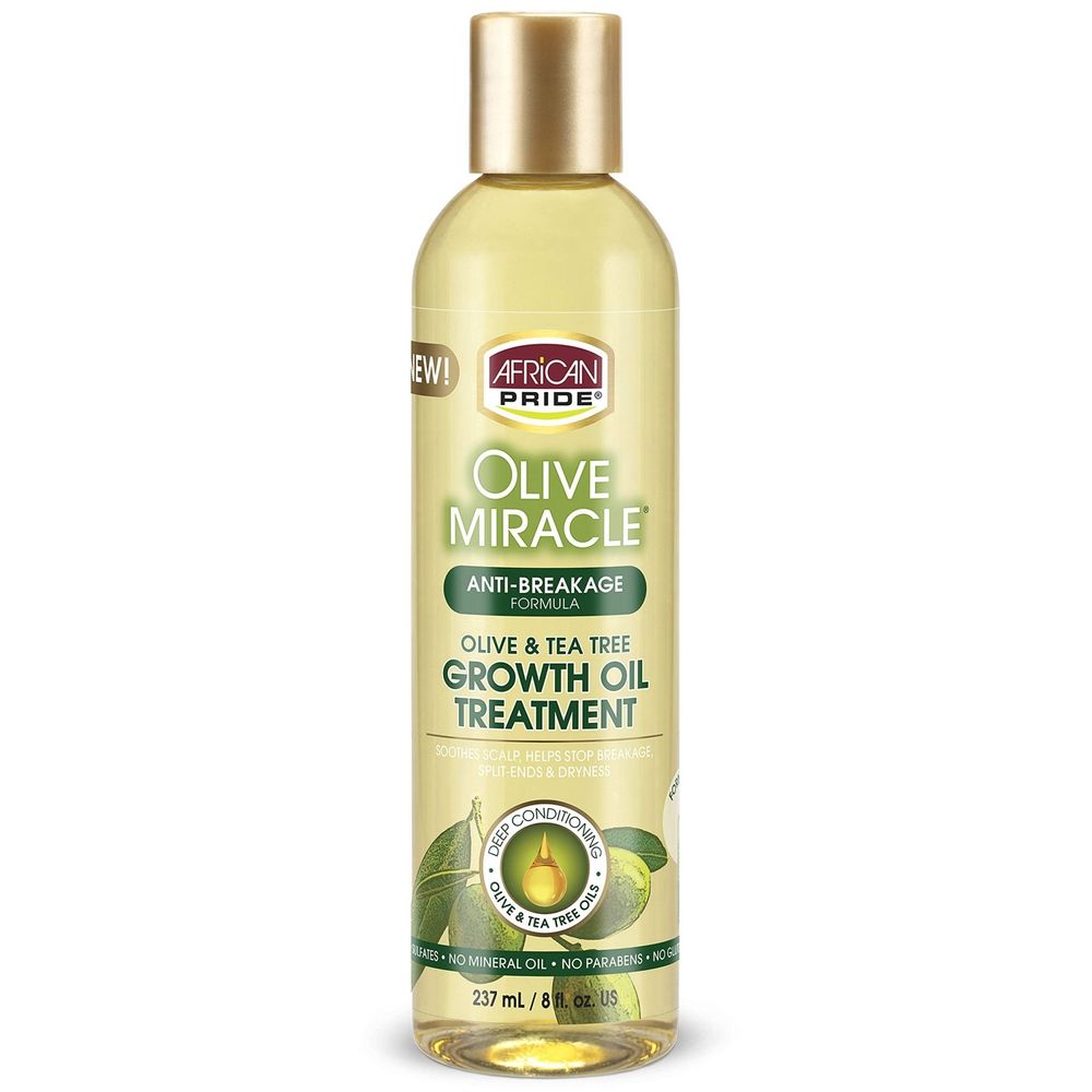 African Pride Olive Miracle Growth Oil – 8oz - Beauty Exchange Beauty Supply