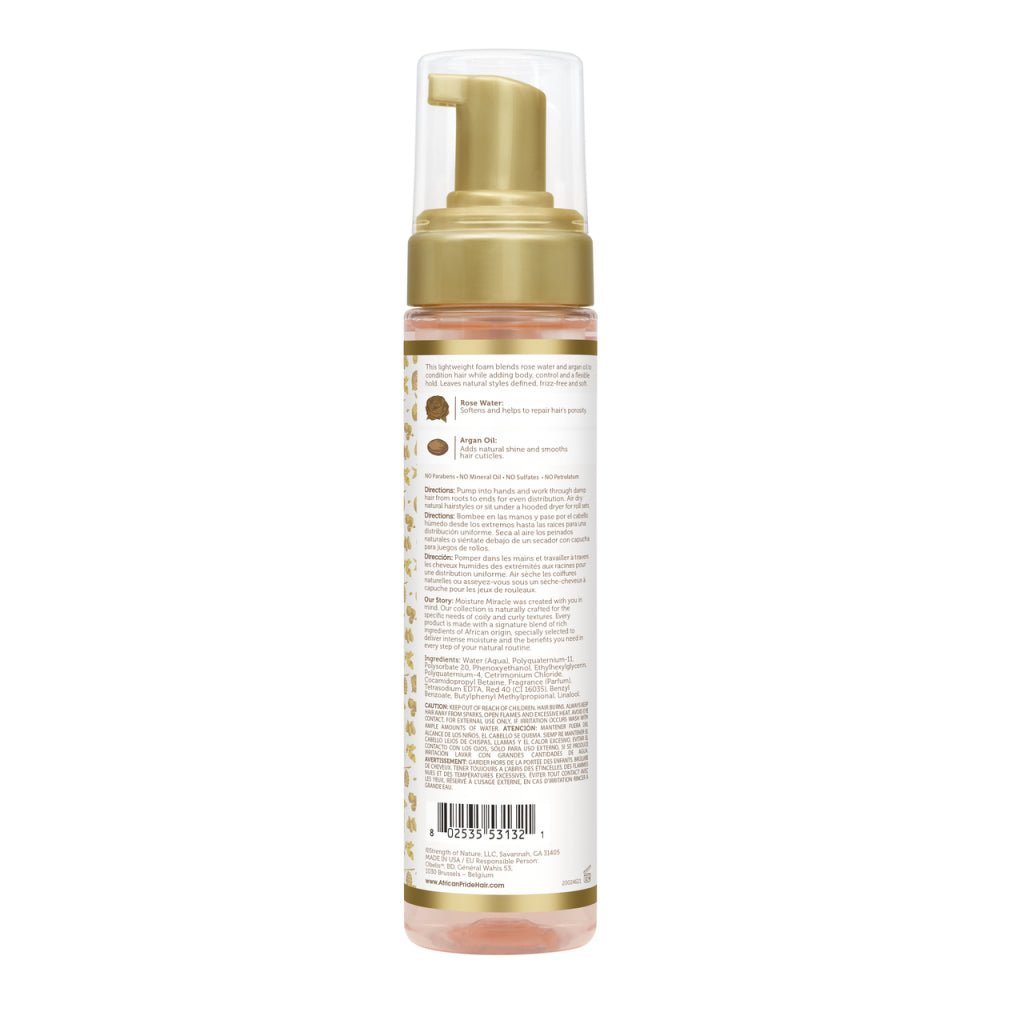 African Pride Styling Mousse – 8.5 fl oz - Beauty Exchange Beauty Supply