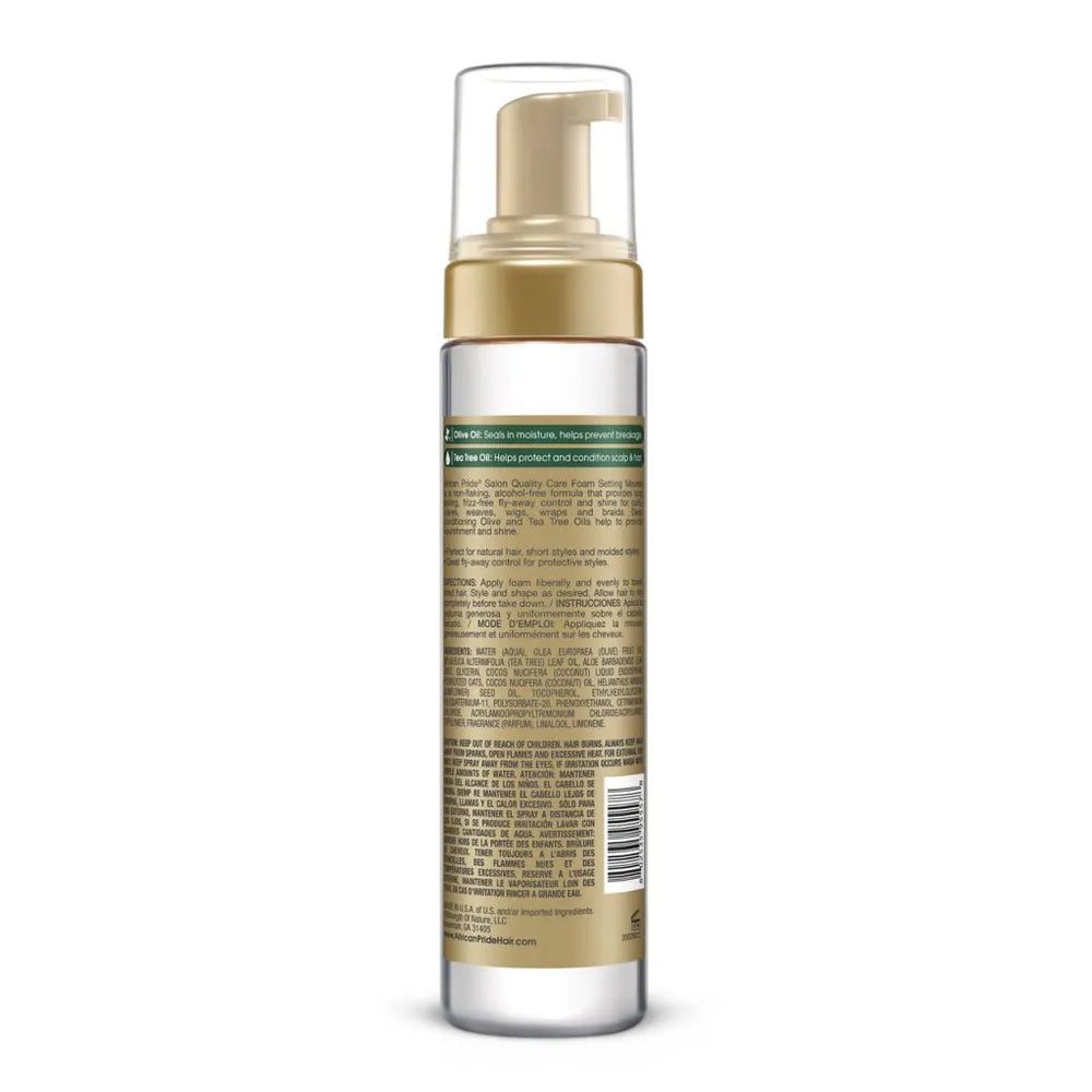 African Pride Styling Mousse – 8.5 fl oz - Beauty Exchange Beauty Supply