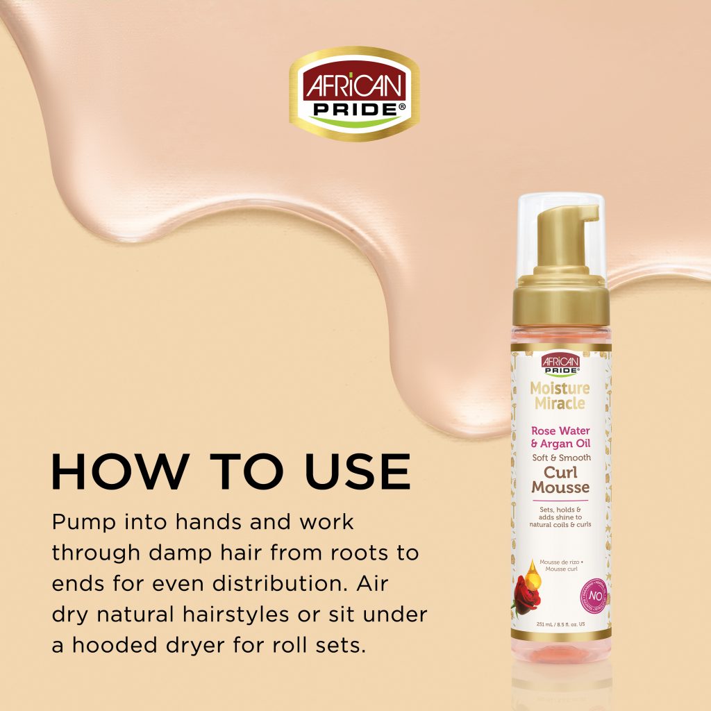 African Pride Styling Mousse – 8.5 fl oz - Beauty Exchange Beauty Supply