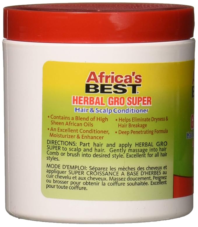Africa’s Best Herbal Gro Super Conditioner 5.25 oz - Beauty Exchange Beauty Supply