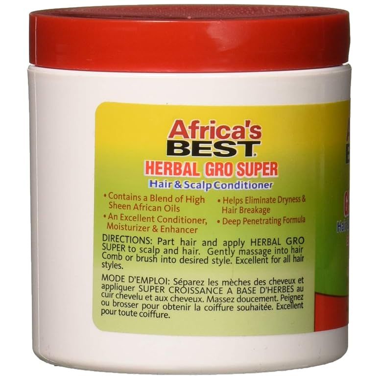 Africa’s Best Herbal Gro Super Conditioner 5.25 oz - Beauty Exchange Beauty Supply
