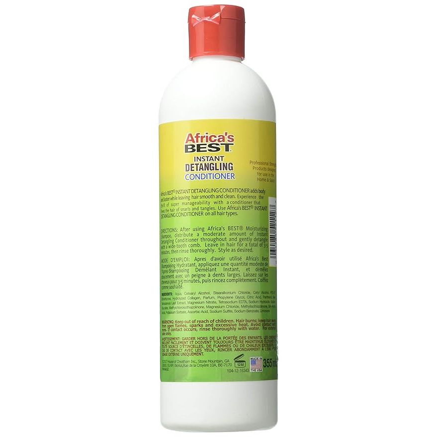 Africa’s Best Instant Detangling Conditioner – 12 oz - Beauty Exchange Beauty Supply