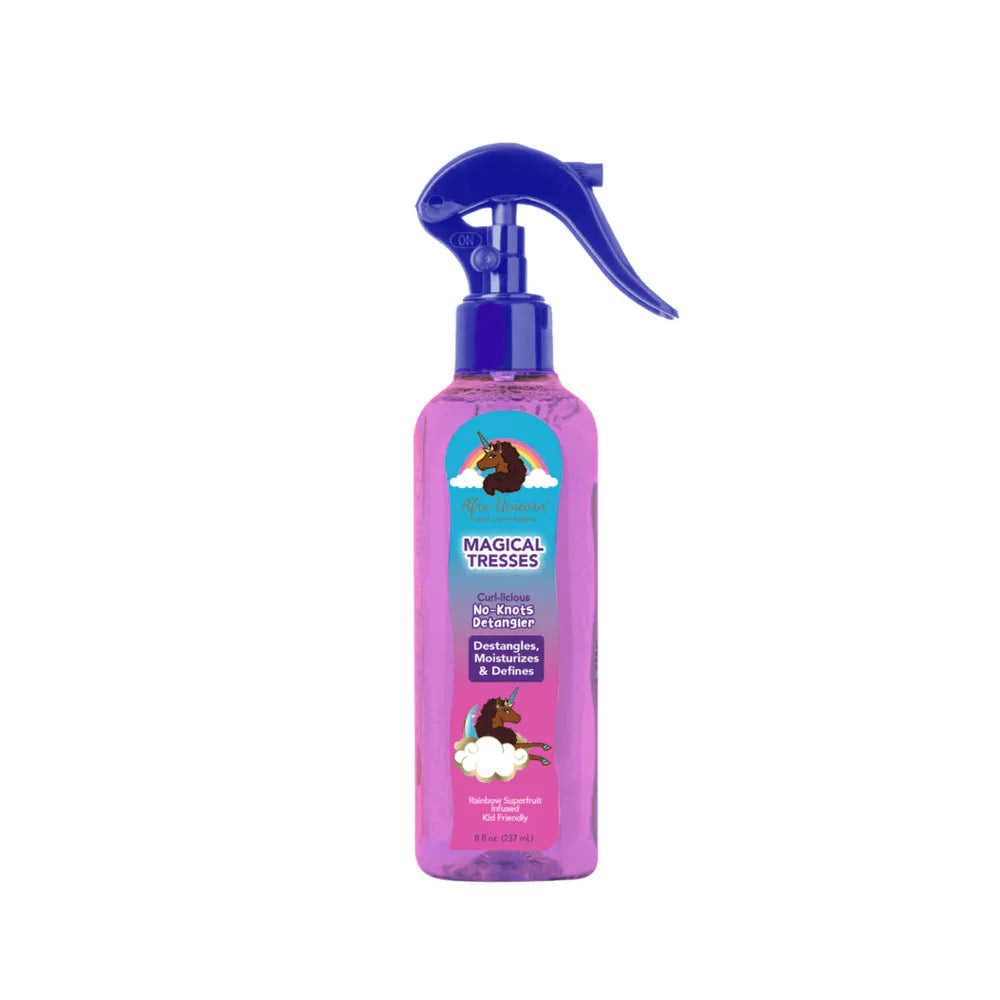Afro Unicorn Curlicious No Knots Detangler – 12 oz - Beauty Exchange Beauty Supply