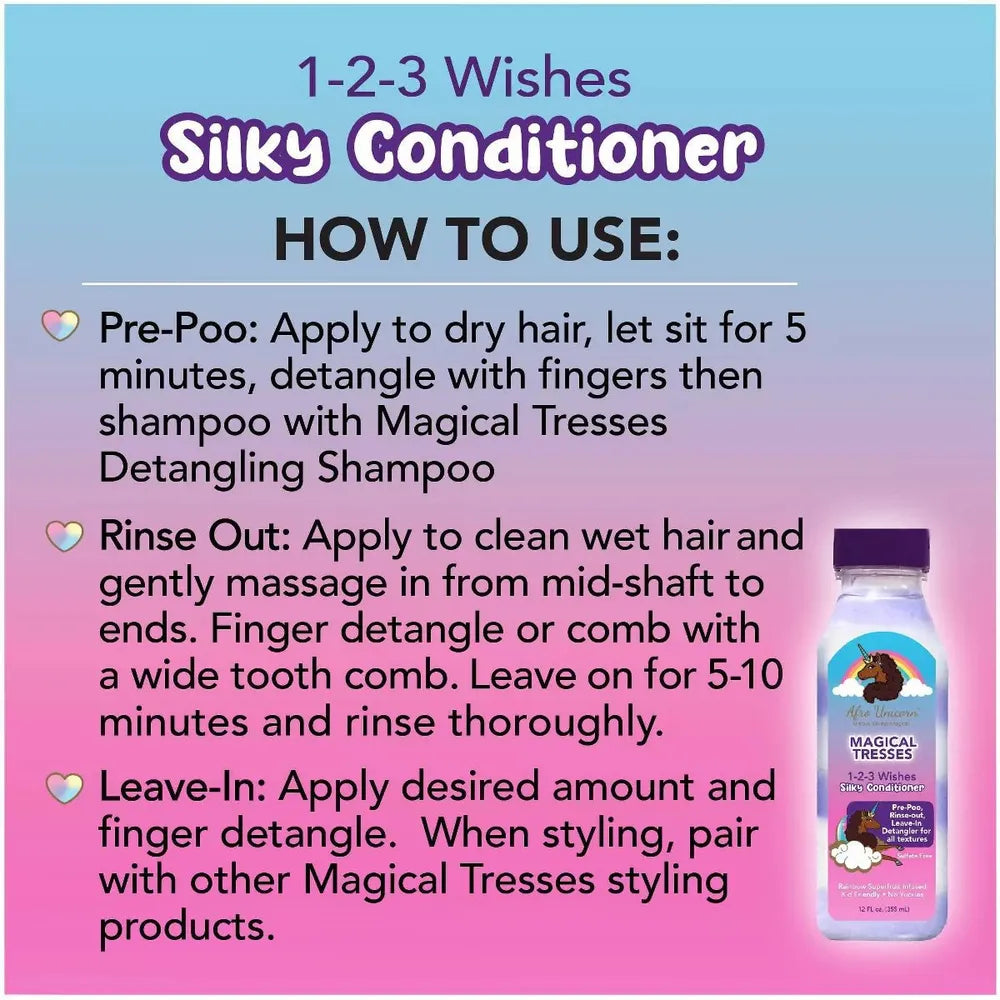 Afro Unicorn Never A Knot Shampoo & Conditioner – 12 fl oz - Beauty Exchange Beauty Supply