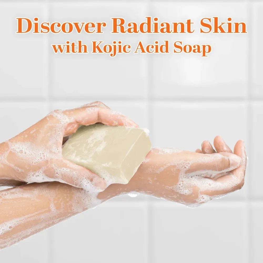Akwaaba Kojic Acid Soap Bar – (5 Variants) - Brightening Herbal Blend – Carrot, Papaya, Lemon, Turmeric, Rice Water - Beauty Exchange Beauty Supply