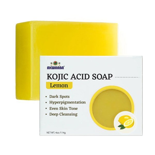 Akwaaba Kojic Acid Soap Bar – (5 Variants) - Brightening Herbal Blend – Carrot, Papaya, Lemon, Turmeric, Rice Water - Beauty Exchange Beauty Supply