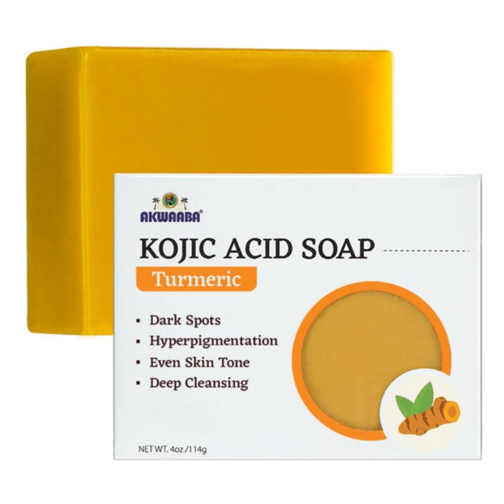 Akwaaba Kojic Acid Soap Bar – (5 Variants) - Brightening Herbal Blend – Carrot, Papaya, Lemon, Turmeric, Rice Water - Beauty Exchange Beauty Supply