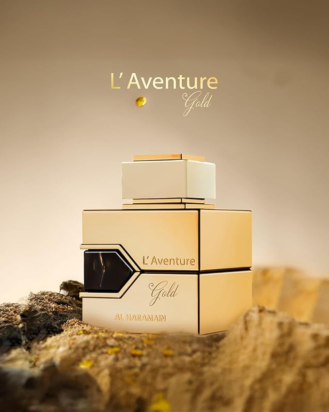Al Haramain L'Aventure Gold Eau De Parfum – 3.4oz - Beauty Exchange Beauty Supply