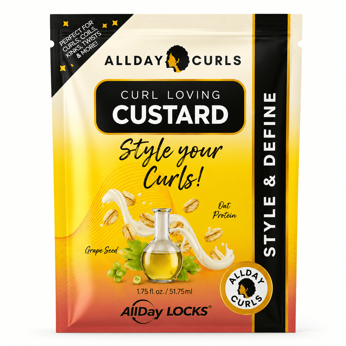 AllDay Curls Hydrating Shampoo & Moisturizing Conditioner – 1.75oz - Beauty Exchange Beauty Supply
