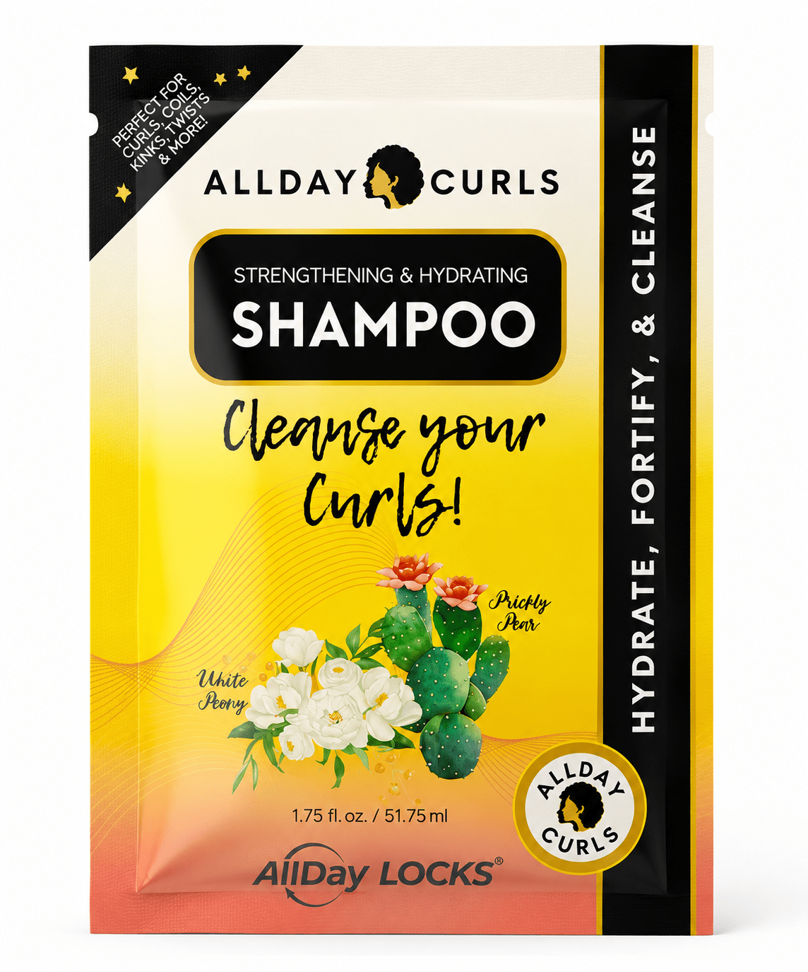 AllDay Curls Hydrating Shampoo & Moisturizing Conditioner – 1.75oz - Beauty Exchange Beauty Supply