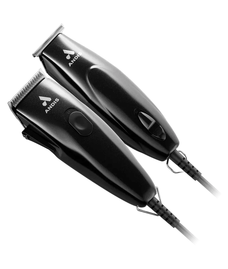Andis Professional Pivot Clipper and Trimmer Combo - Black - Beauty Exchange Beauty Supply