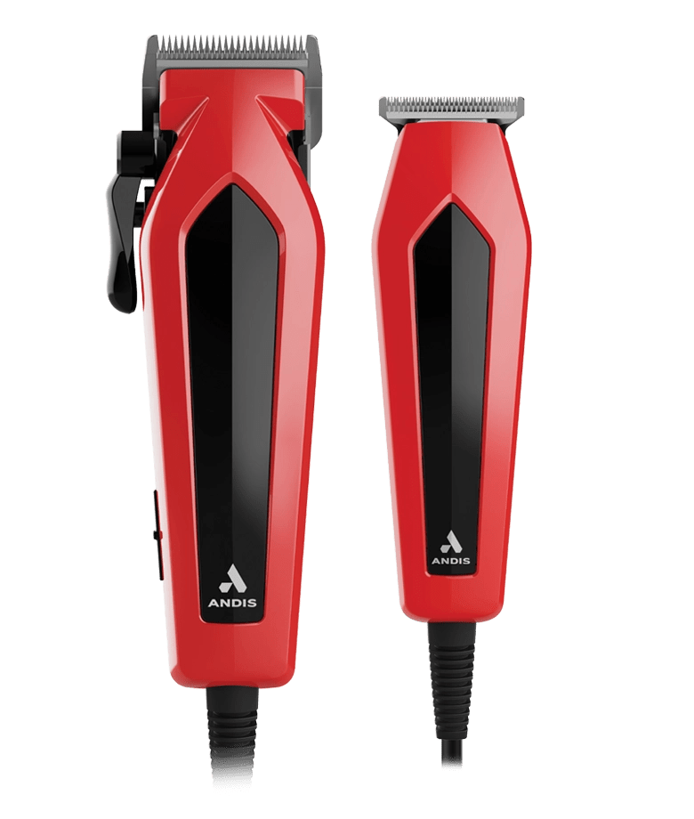 Andis Ultra Clip & Trim Combo Kit - Red - Beauty Exchange Beauty Supply