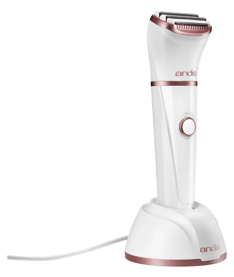 Andis Women's Lithium-Ion Wet & Dry Shaver – 6-Piece Kit - Beauty Exchange Beauty Supply