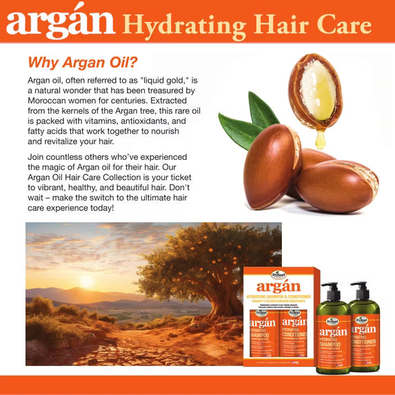 Difeel Argan Hydrating Leave-In Conditioning Spray – 6 oz