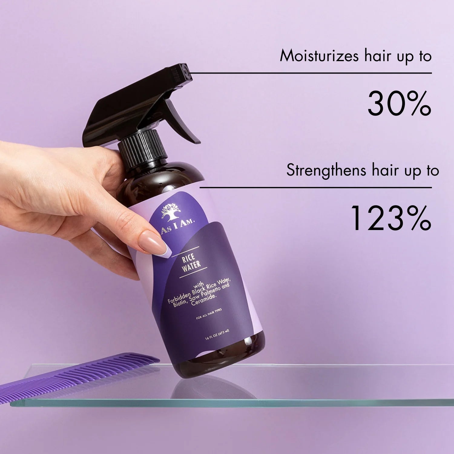 As I Am Rice Water Hair Spray – 16 fl oz - Beauty Exchange Beauty Supply