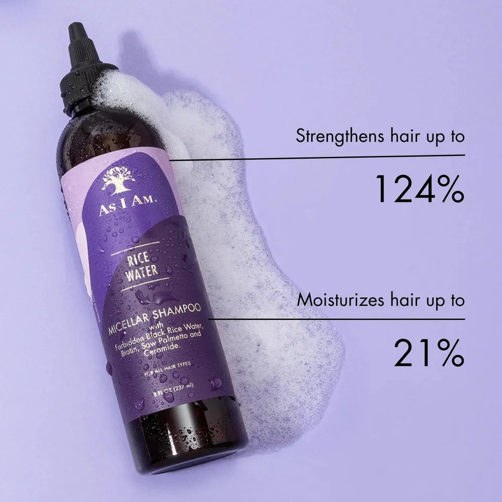 As I Am Rice Water Shampoo & Conditioner – 8 oz - Beauty Exchange Beauty Supply
