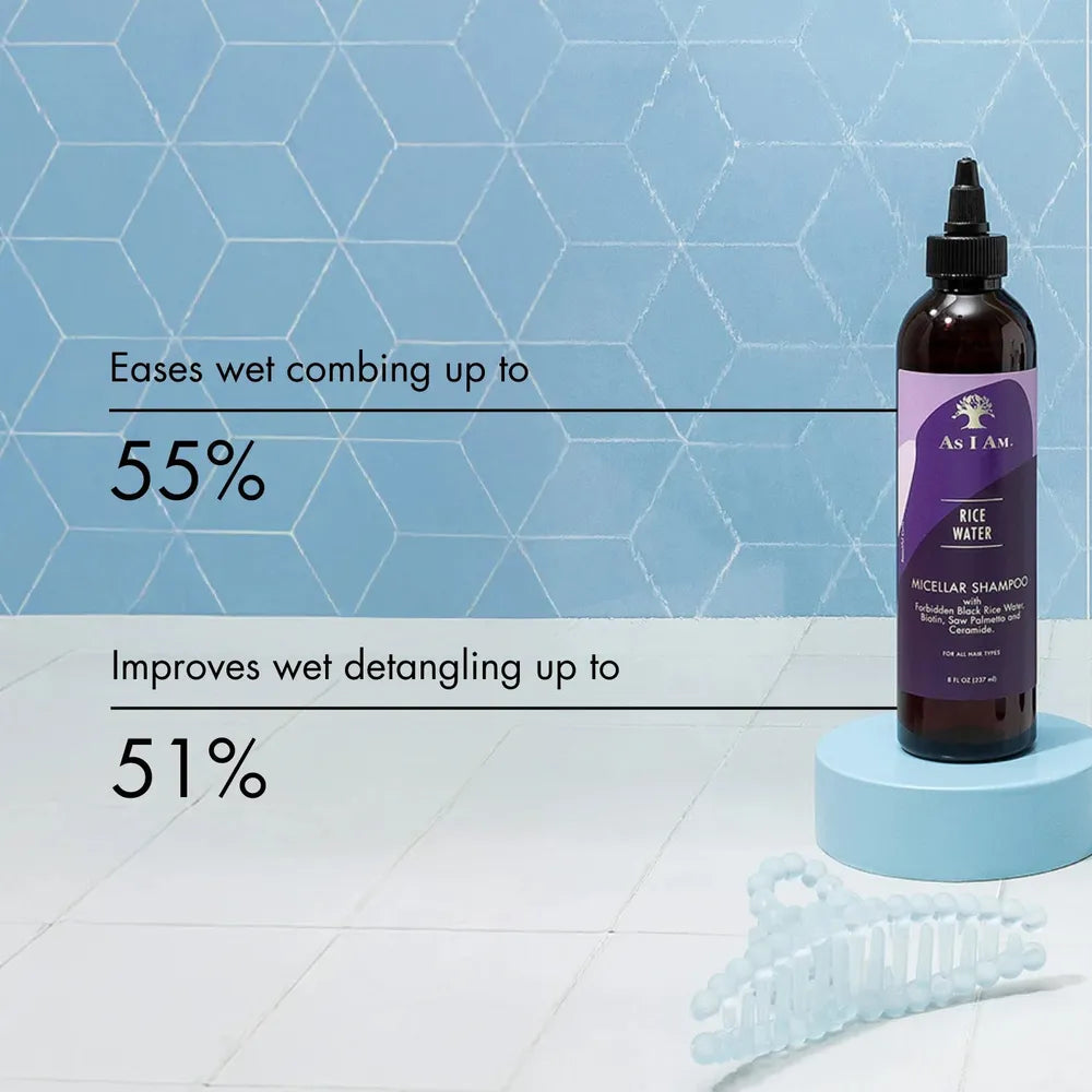 As I Am Rice Water Shampoo & Conditioner – 8 oz - Beauty Exchange Beauty Supply