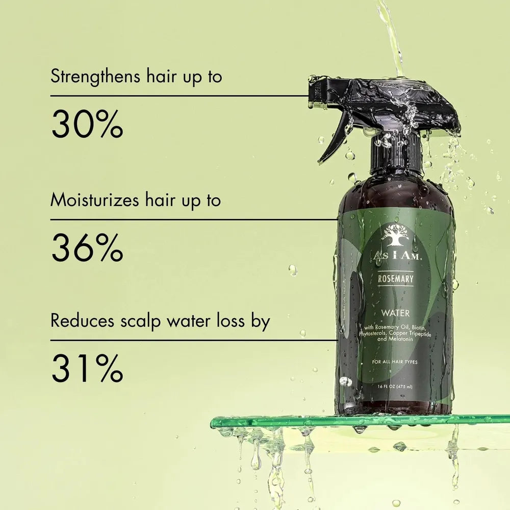 As I Am Rosemary Hair Water – 16 fl oz - Beauty Exchange Beauty Supply