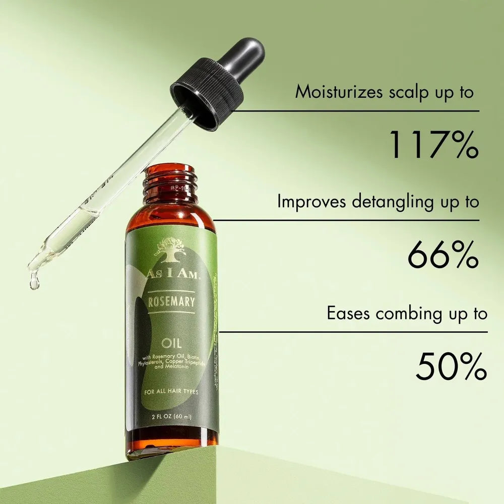 As I Am Rosemary Oil – 2 fl oz - Beauty Exchange Beauty Supply