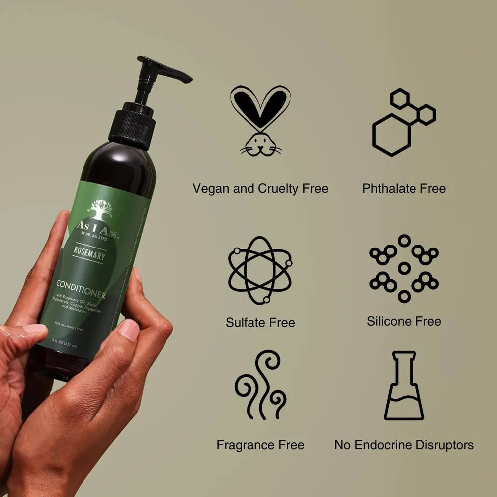 As I Am Rosemary Shampoo & Conditioner – 8 fl oz - Beauty Exchange Beauty Supply