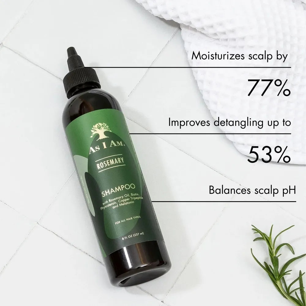 As I Am Rosemary Shampoo & Conditioner – 8 fl oz - Beauty Exchange Beauty Supply