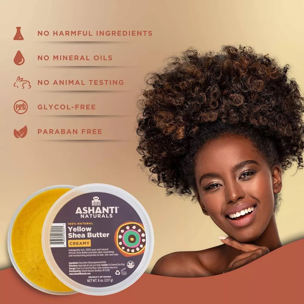 Ashanti African Creamy Shea Butter – 8 oz - Beauty Exchange Beauty Supply