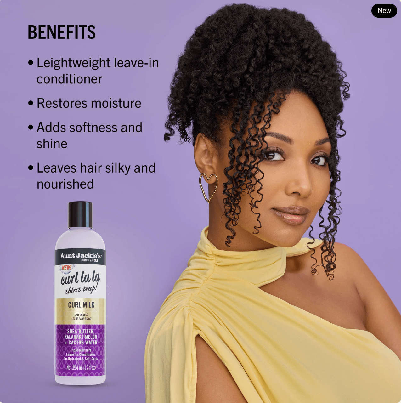 Aunt Jackie's Curl La La Curl Milk – 12oz - Beauty Exchange Beauty Supply