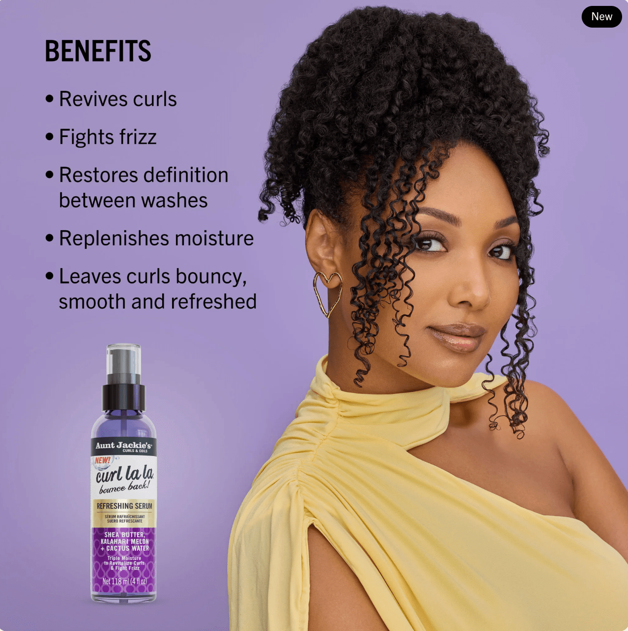 Aunt Jackie's Curl La La Refreshing Serum – 4oz - Beauty Exchange Beauty Supply