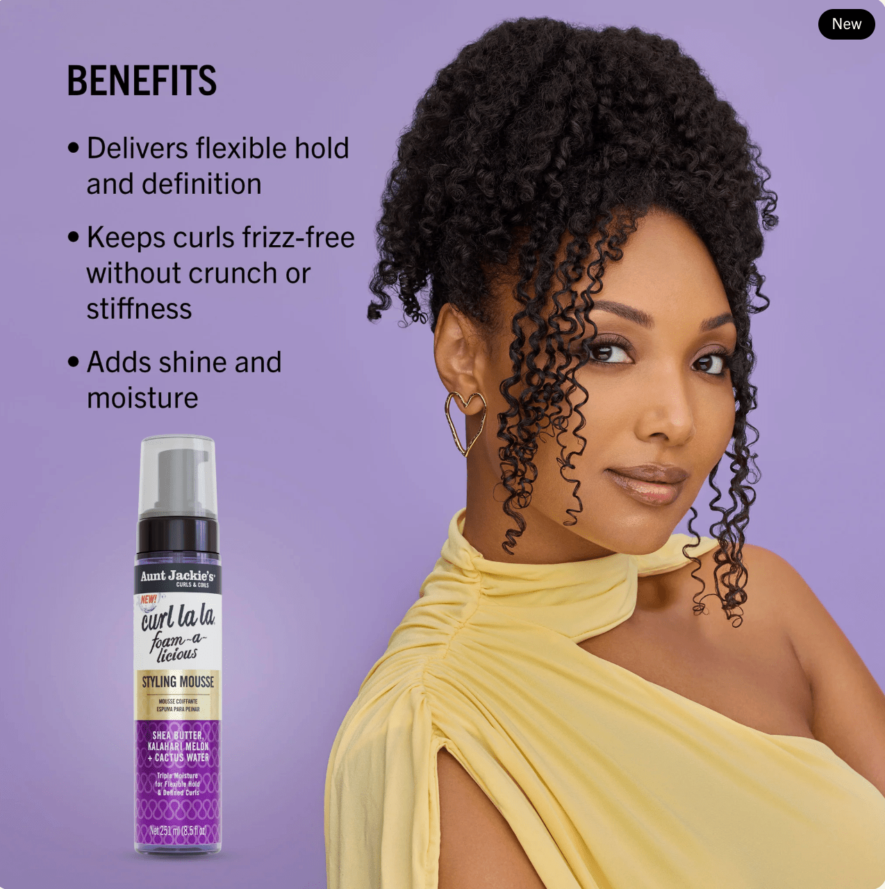 Aunt Jackie's Curl La La Styling Mousse – 8.5oz - Beauty Exchange Beauty Supply