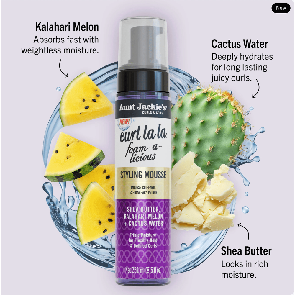 Aunt Jackie's Curl La La Styling Mousse – 8.5oz - Beauty Exchange Beauty Supply