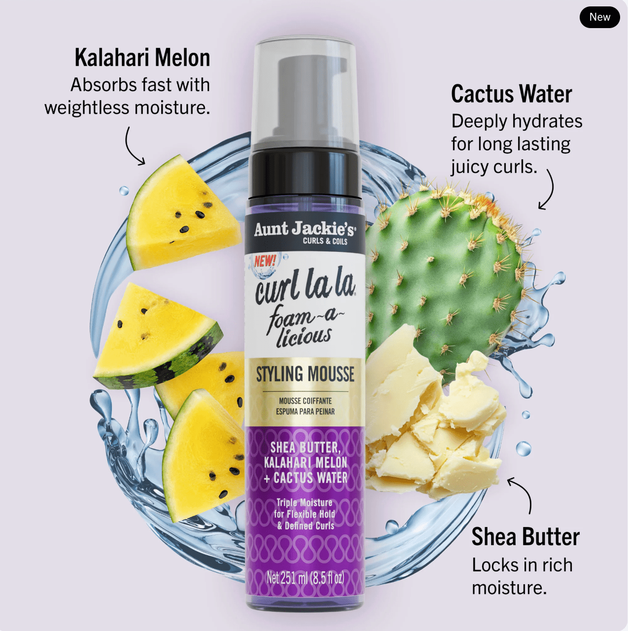 Aunt Jackie's Curl La La Styling Mousse – 8.5oz - Beauty Exchange Beauty Supply