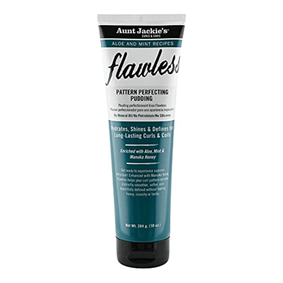 Aunt Jackie's Flawless Pattern Perfecting Pudding – 10 oz | Hydrating Curl Definer with Aloe & Mint - Beauty Exchange Beauty Supply