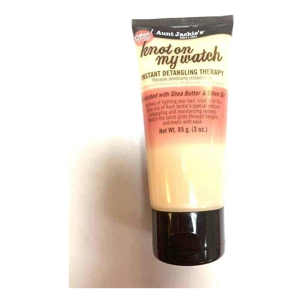 Aunt Jackie’s Knot On My Watch Instant Detangling Therapy – 3 oz | Travel - Size Leave - In for Curly, Coily & Wavy Hair - Beauty Exchange Beauty Supply