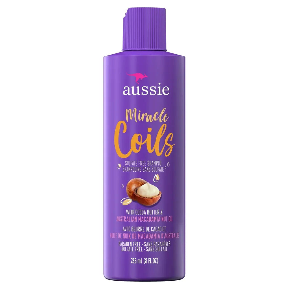 Aussie Miracle Coils Collection – Shampoo, Scalp Serum & Nourishing Oil - Beauty Exchange Beauty Supply
