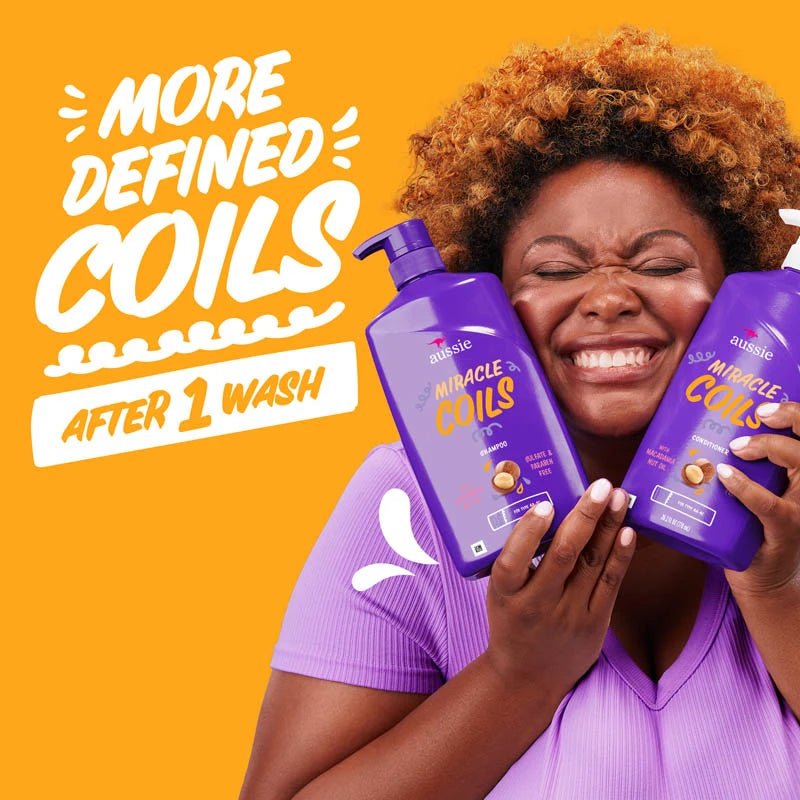 Aussie Miracle Coils Sulfate Free – Shampoo - Beauty Exchange Beauty Supply