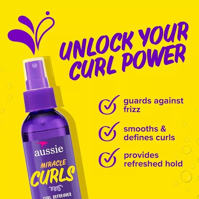 Aussie Miracle Curls 2nd Day Curl Activator – 8.5oz - Beauty Exchange Beauty Supply