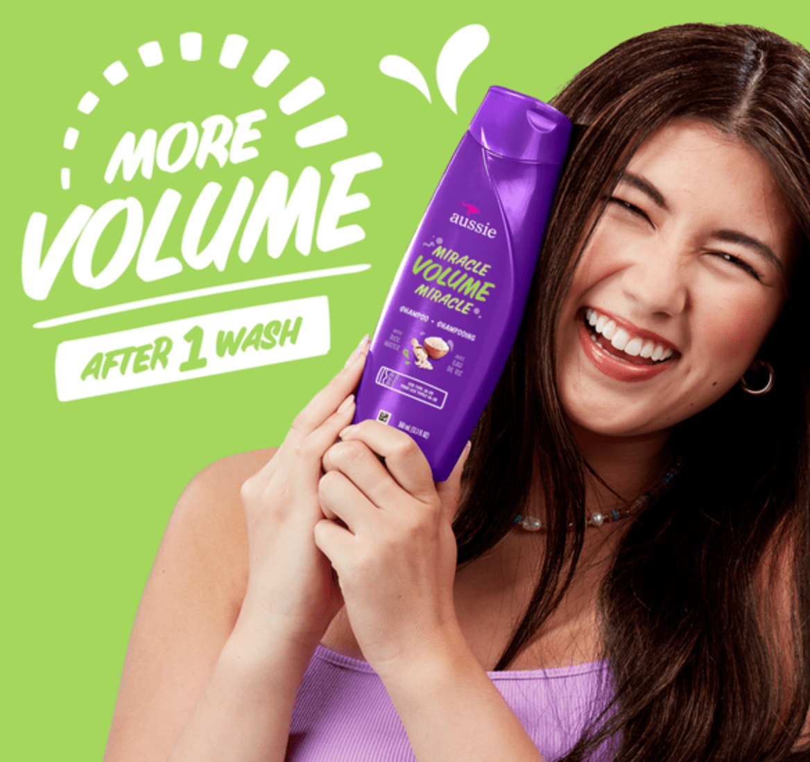 Aussie Miracle Volume Shampoo Rice Water – 12.1oz - Beauty Exchange Beauty Supply