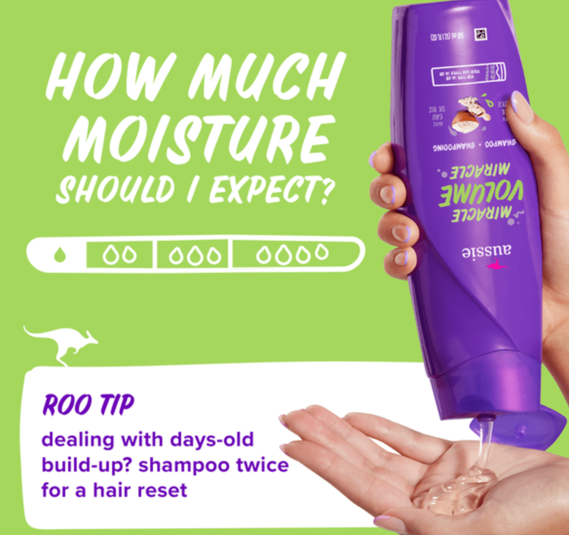 Aussie Miracle Volume Shampoo Rice Water – 12.1oz - Beauty Exchange Beauty Supply