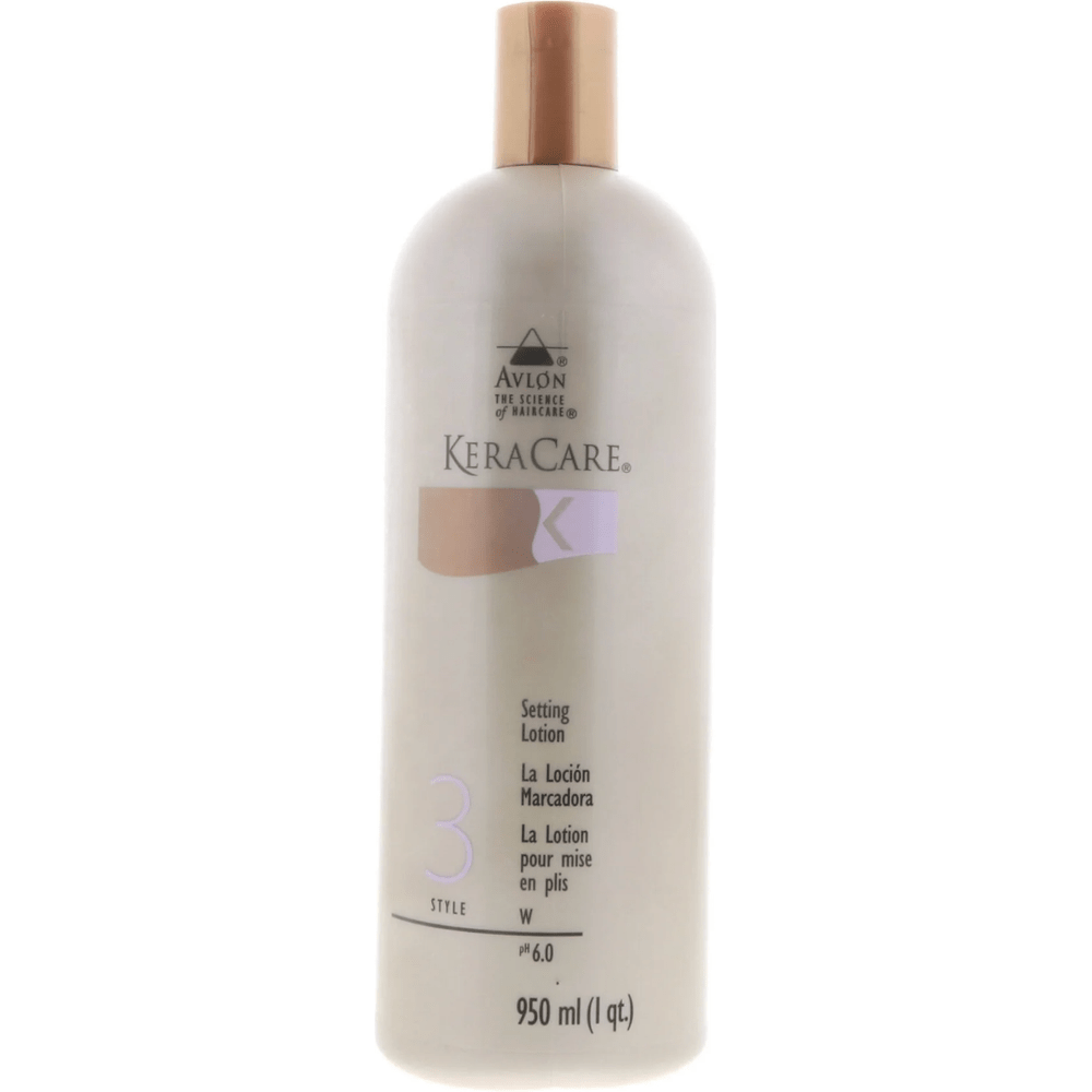 Avlon KeraCare Setting Lotion – Professional Styling Lotion for Smooth, Manageable Hair with Luster and Body 32 fl. oz. (950 ml) - Beauty Exchange Beauty Supply