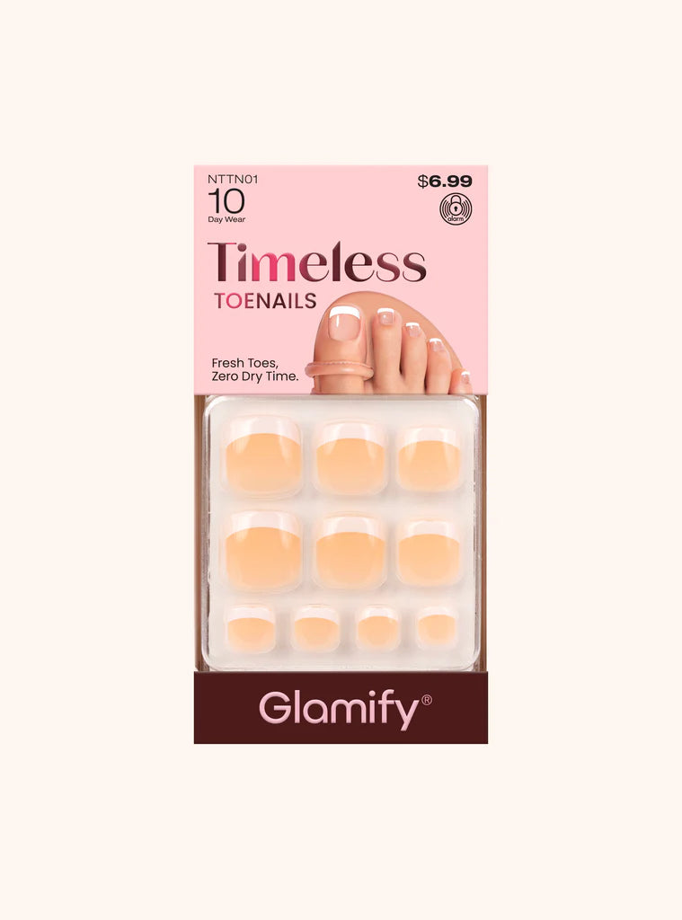 Glamify Timeless Toe Press-On Nails