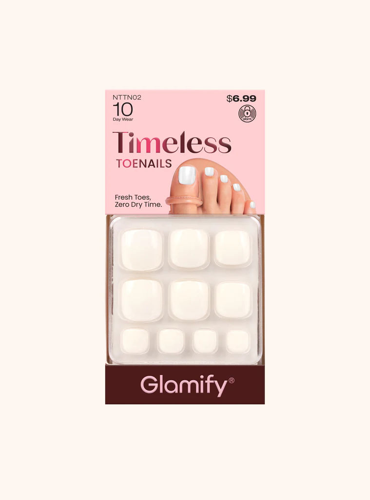 Glamify Timeless Toe Press-On Nails