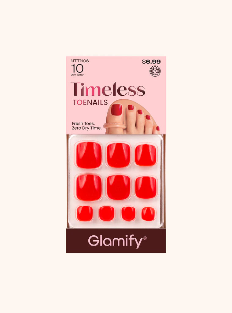 Glamify Timeless Toe Press-On Nails