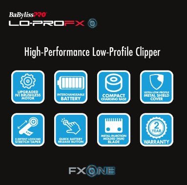 BaByliss PRO FXONE Lo - ProFX Hair Clipper - Beauty Exchange Beauty Supply
